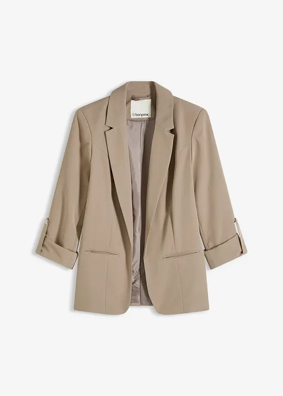 Oversize Blazer in braun von vorne - bonprix
