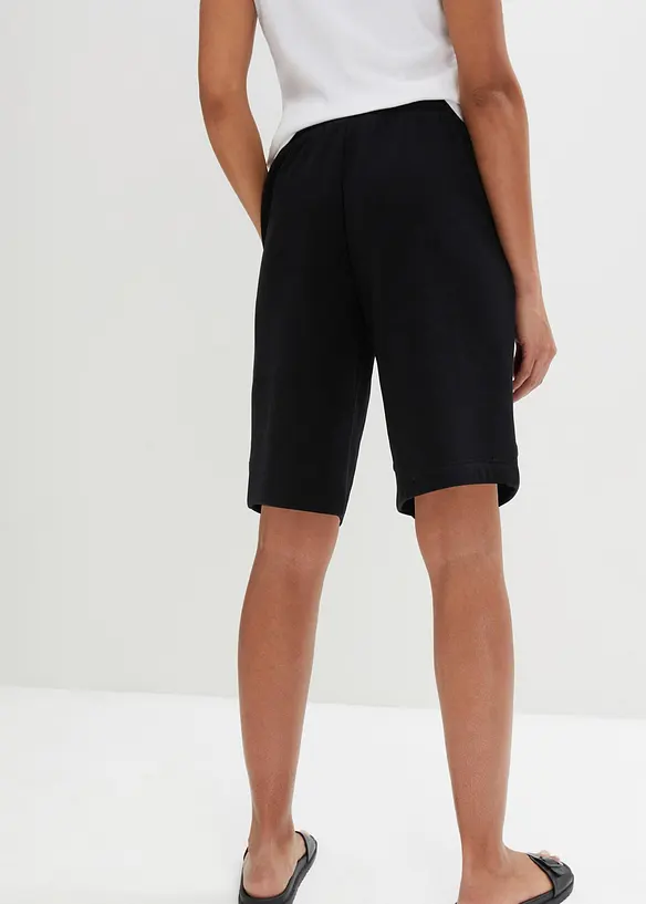 Sweat-Shorts aus Baumwoll-Mix in schwarz von hinten - bonprix Sweat-Shorts aus Baumwoll-Mix in schwarz von hinten - bonprix