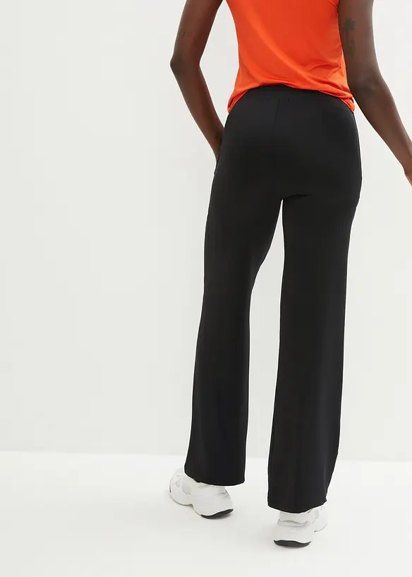 Allrounder Sport-Leggings mit Reißverschlusstaschen in schwarz von hinten - bonprix Allrounder Sport-Leggings mit Reißverschlusstaschen in schwarz von hinten - bonprix