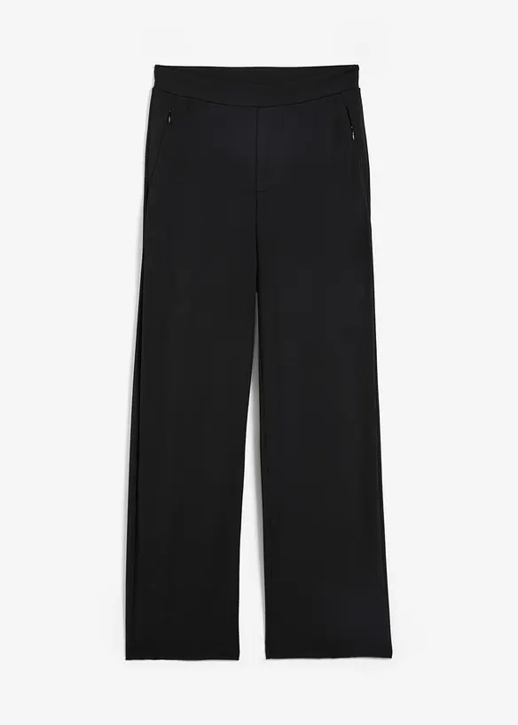 Allrounder Sport-Leggings mit Reißverschlusstaschen in schwarz von vorne - bonprix Allrounder Sport-Leggings mit Reißverschlusstaschen in schwarz von vorne - bonprix