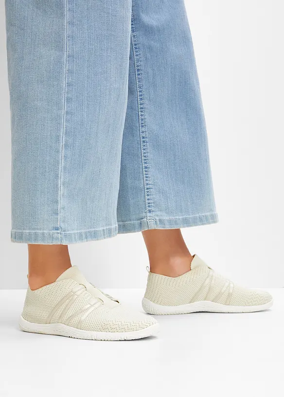 Barfußschuhe mit flexibler Sohle in beige - bonprix