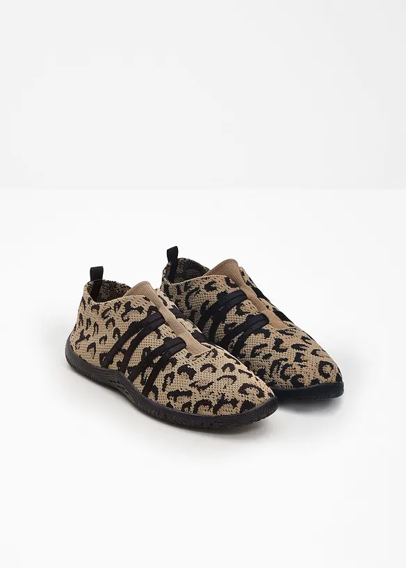 Barfußschuhe mit flexibler Sohle in beige - bonprix