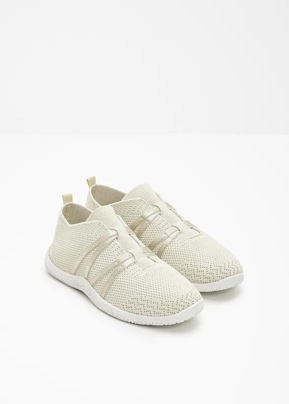 Barfußschuhe mit flexibler Sohle in beige - bonprix