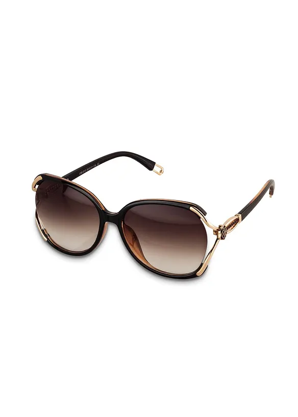 Sonnenbrille in braun (Detailaufnahme) - bonprix