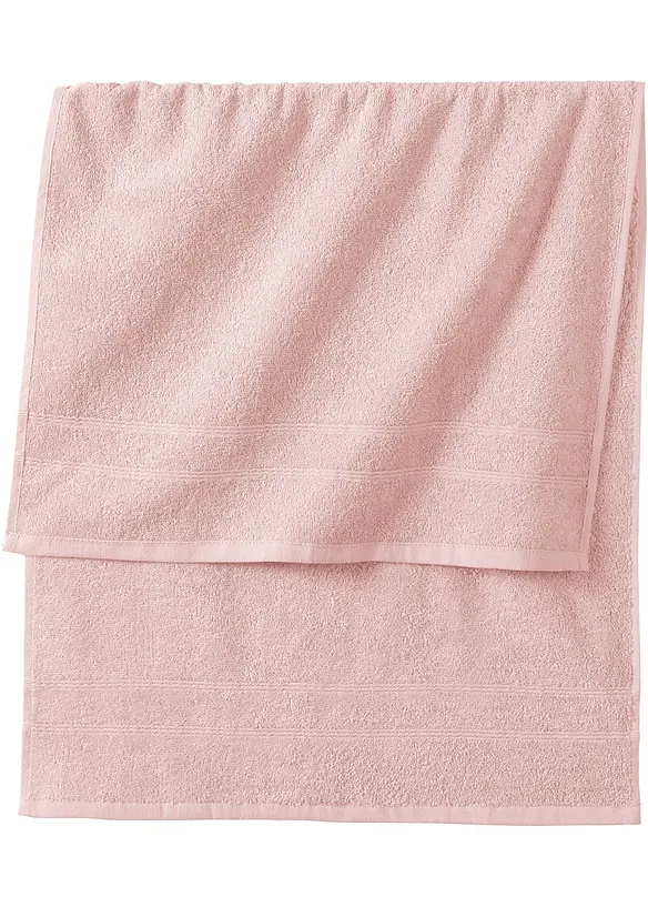 Baumwoll-Handtuch Deluxe in rosa - bonprix