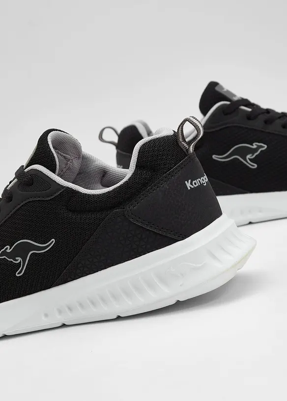 Kangaroos Sneaker mit leichter Sohle in schwarz - Kangaroos