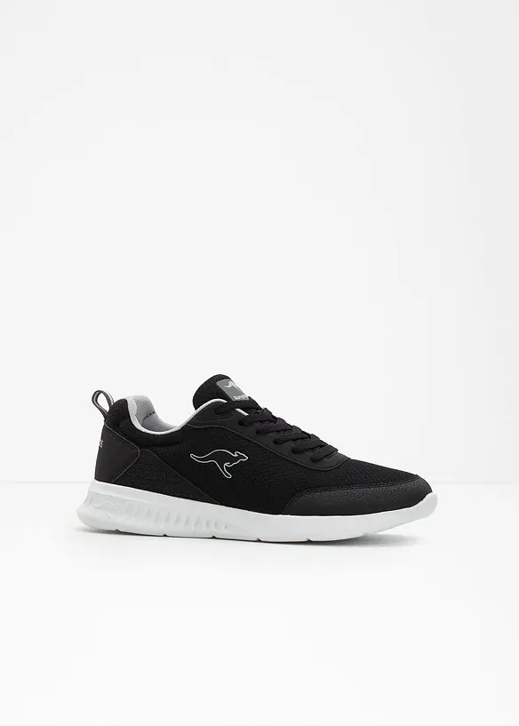 Kangaroos Sneaker mit leichter Sohle in schwarz - Kangaroos