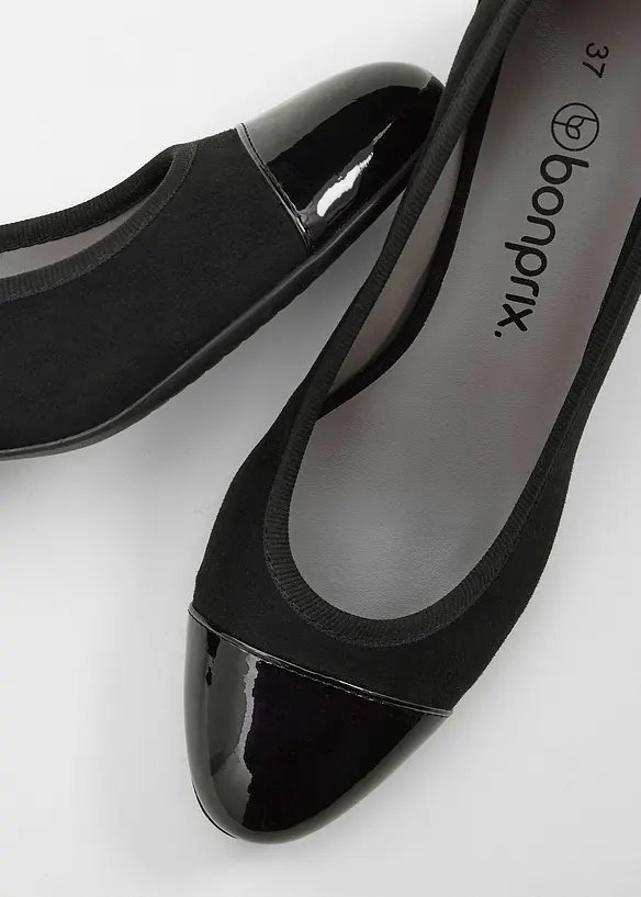 Pumps mit Blockabsatz in schwarz - bonprix