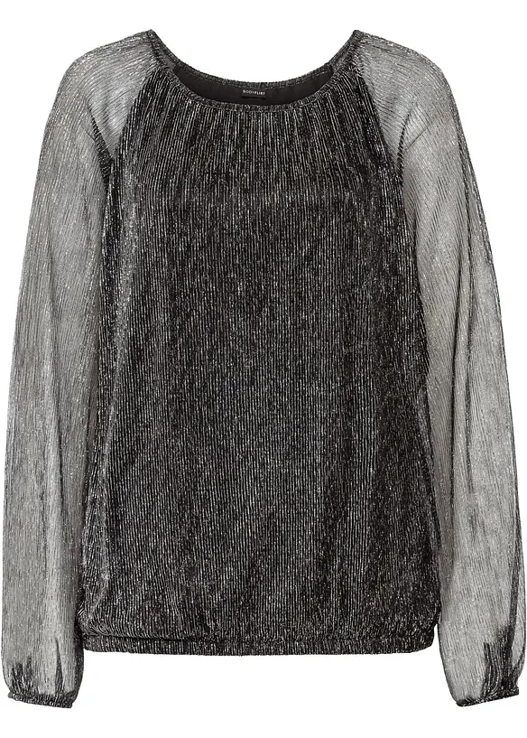 Shirt in schwarz von vorne - bonprix