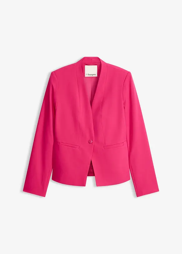 Blazer in pink von vorne - bonprix