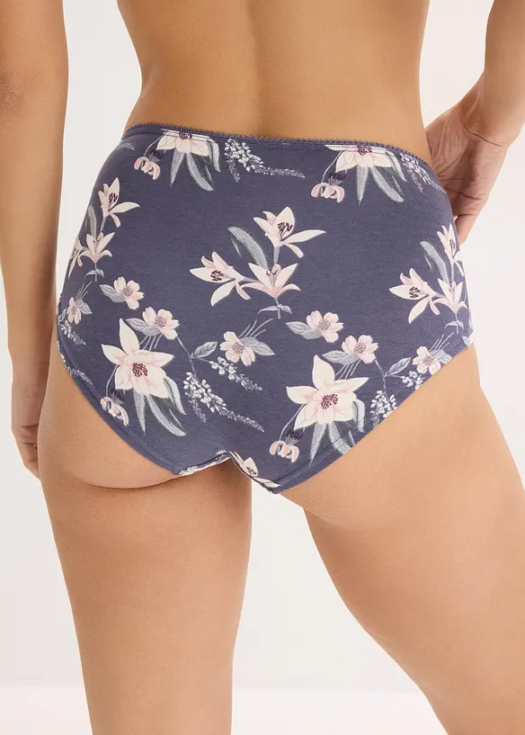 Maxipanty (4er Pack) in rosa von hinten - bonprix