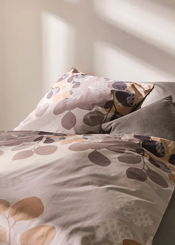 Perkal-Bettwäsche in beige (Ambiente) - bonprix