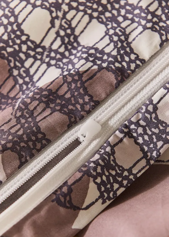 Perkal-Bettwäsche in beige (Detailaufnahme) - bonprix