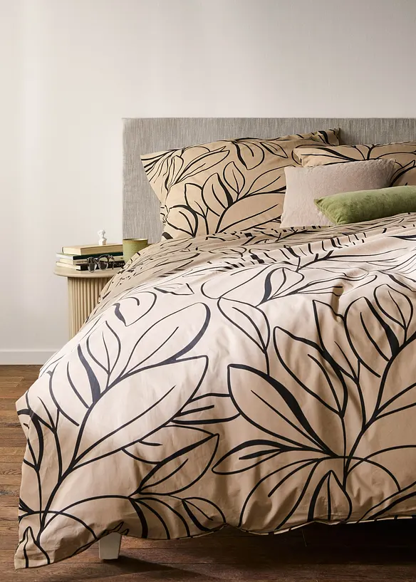 Perkal-Bettwäsche in beige (Ambiente) - bonprix