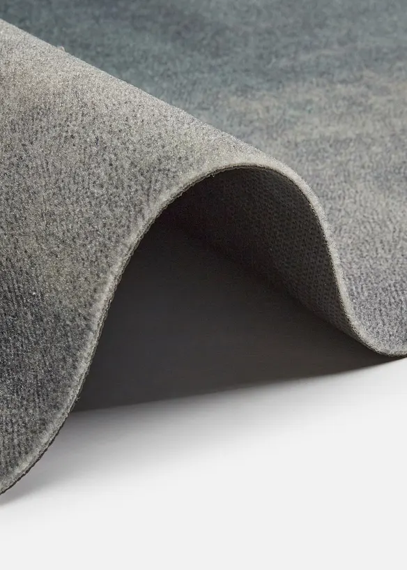 Waschbarer Teppich in moderner Optik in grün (Detailaufnahme) - bonprix