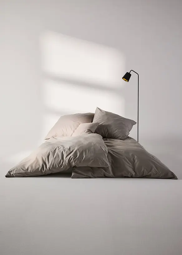 Perkal-Bettwäsche in grau (Ambiente) - bonprix
