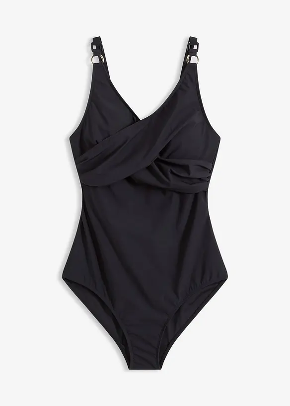 Light Shape-Badeanzug in schwarz von vorne - bonprix