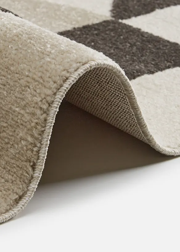 Teppich mit moderner Musterung in beige (Detailaufnahme) - bonprix