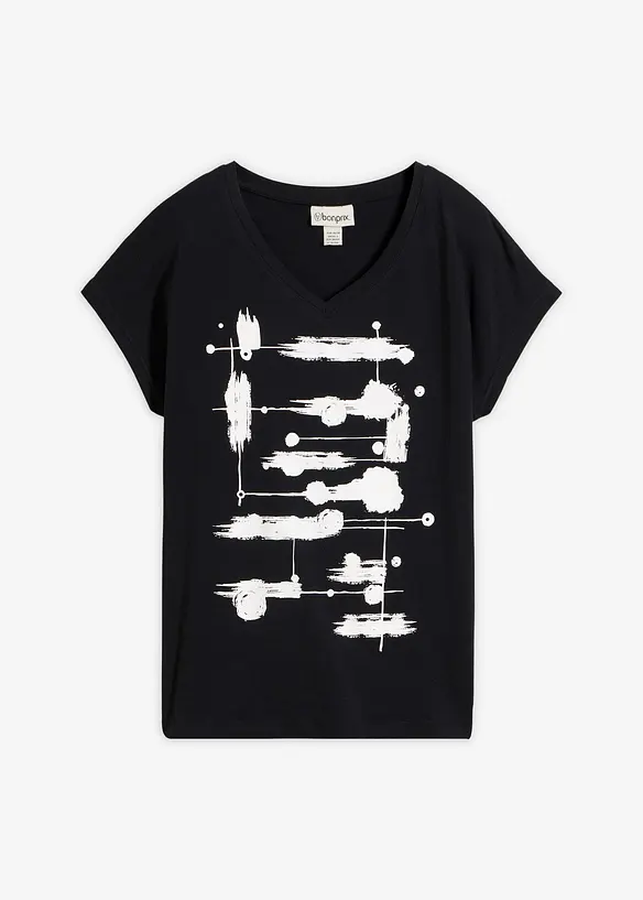 Shirt in schwarz von vorne - bonprix Shirt in schwarz von vorne - bonprix