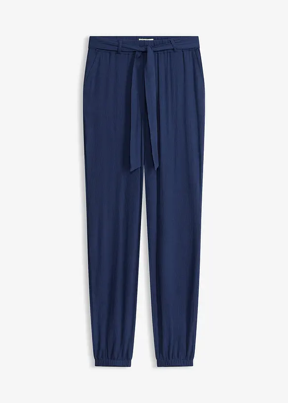 Hose in blau von vorne - bonprix