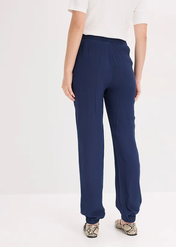 Hose in blau von hinten - bonprix