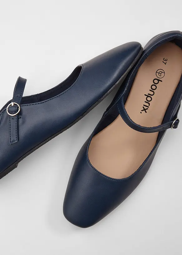 Mary-Janes in blau - bonprix
