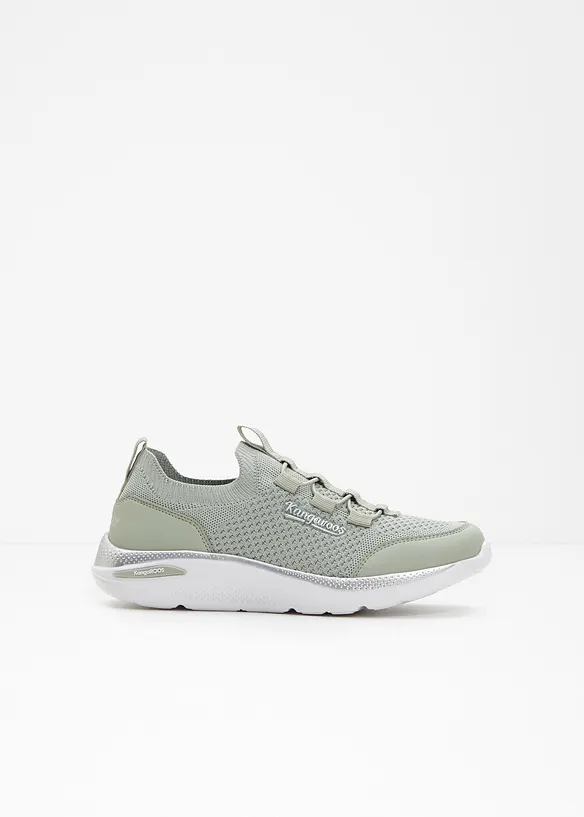 Kangaroos Komfort-Slip-On-Sneaker mit Memory Foam in grün - Kangaroos