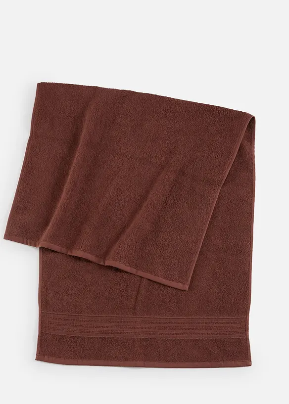 Handtuch in braun von vorne - bonprix