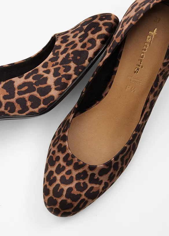 Tamaris Pumps in Animal-Look in braun - Tamaris