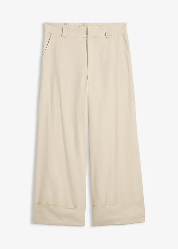 Chinohose aus reiner Bio-Baumwolle in beige von vorne - bonprix Chinohose aus reiner Bio-Baumwolle in beige von vorne - bonprix