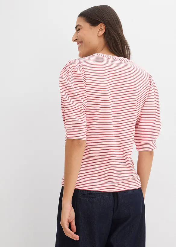 Shirt aus reiner Bio-Baumwolle in weiß von hinten (im Anschnitt) - bonprix Shirt aus reiner Bio-Baumwolle in weiß von hinten (im Anschnitt) - bonprix