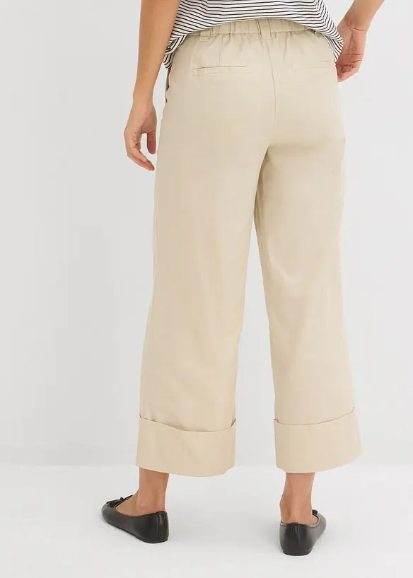Chinohose aus reiner Bio-Baumwolle in beige von hinten - bonprix Chinohose aus reiner Bio-Baumwolle in beige von hinten - bonprix