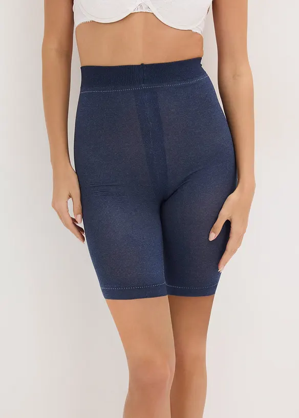 Anti-Scheuer Radler 110 DEN in blau von vorne - bonprix