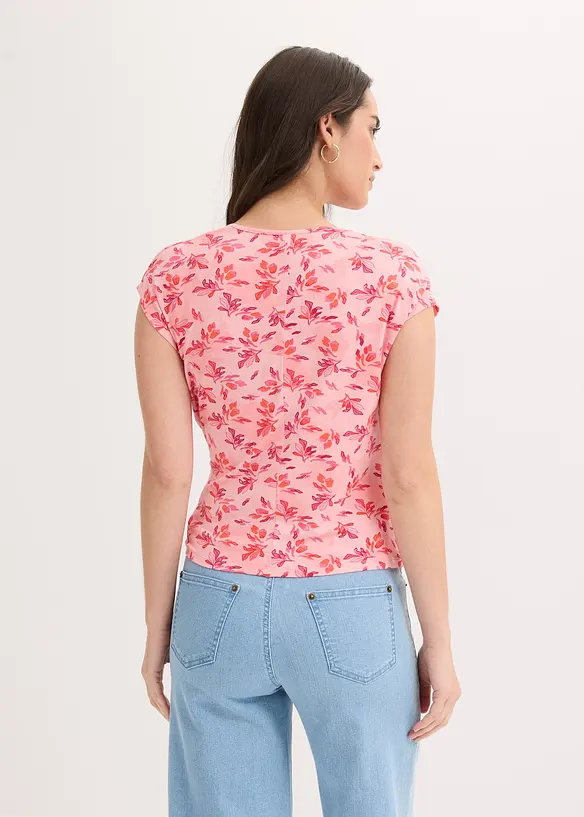 Shirt mit Knoten-Detail in rosa von hinten (im Anschnitt) - bonprix Shirt mit Knoten-Detail in rosa von hinten (im Anschnitt) - bonprix
