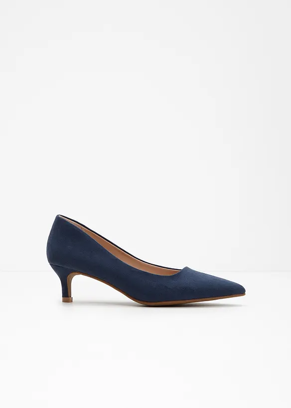 Pumps mit schmalem Absatz in blau - bonprix