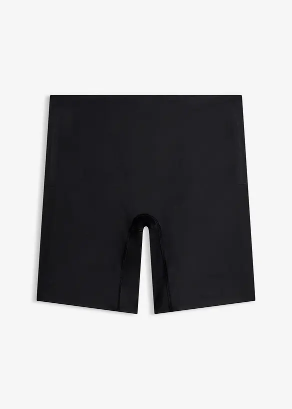 Medium Shape-Radlerhose mit tiefem Rückenausschnitt in schwarz von vorne - bonprix