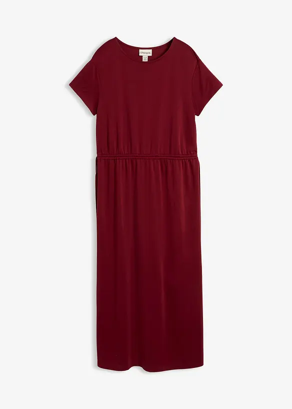 Shirtkleid aus weichem Piqué in rot von vorne - bonprix Shirtkleid aus weichem Piqué in rot von vorne - bonprix