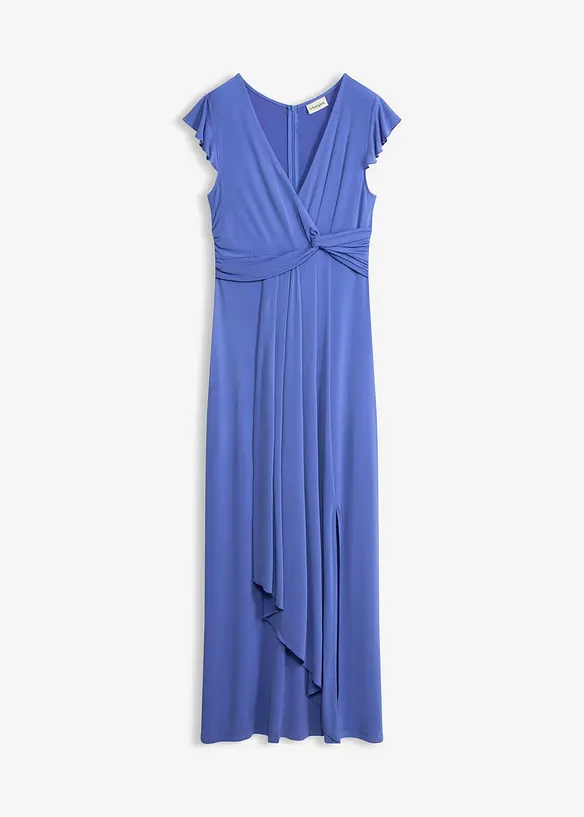 Maxikleid in blau von vorne - bonprix