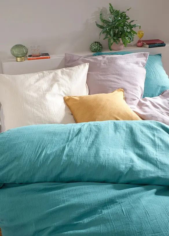 Musselin-Bettwäsche in beige (Ambiente) - bonprix