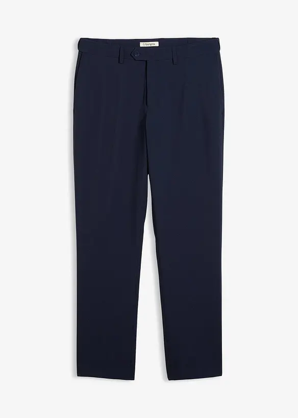 Baukasten-Anzugshose in Regular Fit in blau von vorne - bonprix