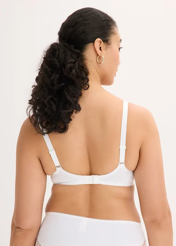 Minimizer-BH mit edler Spitze in weiß von hinten (im Anschnitt) - bonprix