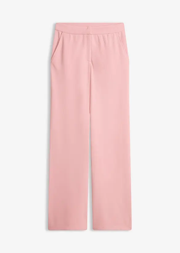 Marlenehose aus softem Viskose-Mix in rosa von vorne - bonprix