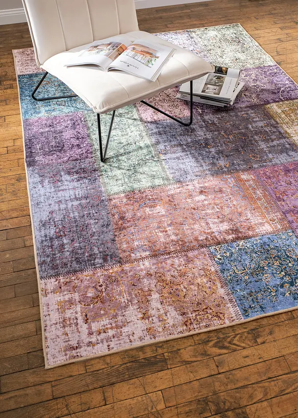 Teppich in Patchworkoptik in grau (Ambiente) - bonprix