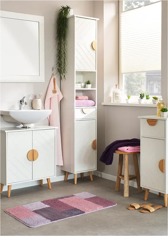 Baumwoll-Handtuch Set (10-tlg. Set) in pink (Ambiente) - bonprix