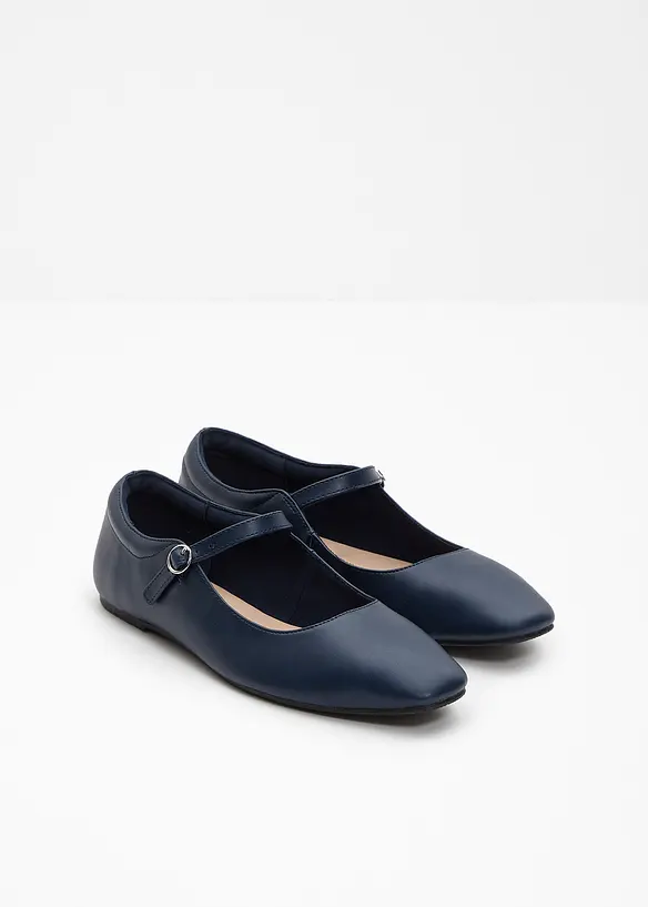 Mary-Janes in blau - bonprix
