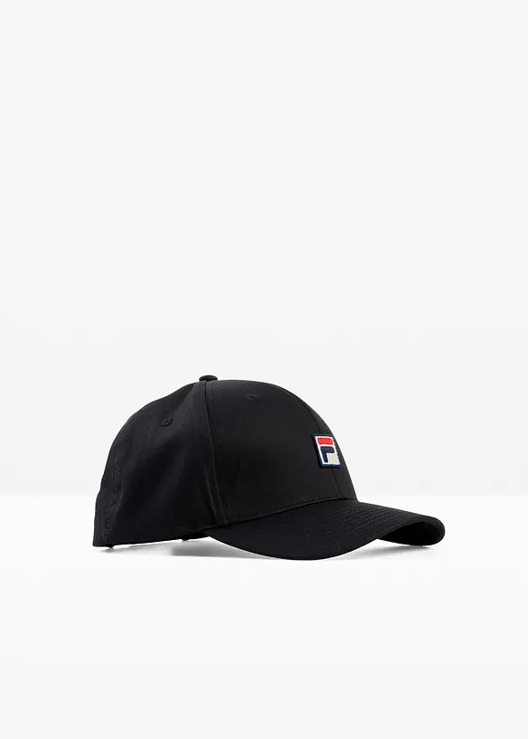 Fila Cap in schwarz von vorne - FILA