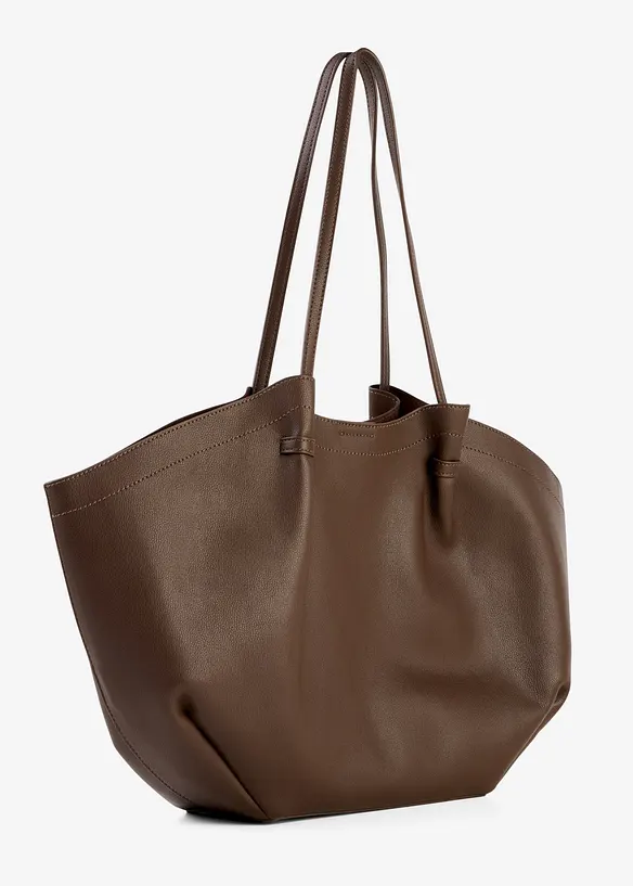 XXL-Shopper in braun von hinten - bonprix