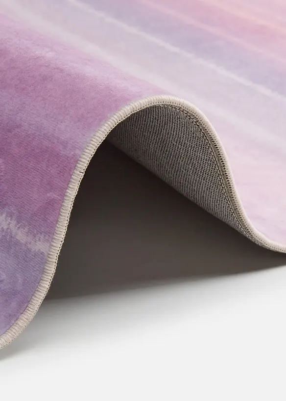 Teppich mit Streifen Musterung in rosa (Detailaufnahme) - bonprix