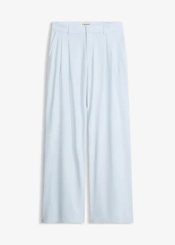 Marlenehose in blau von vorne - bonprix