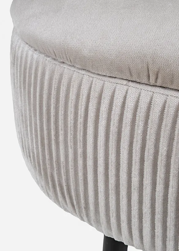 Sitzbank in grau Detailaufnahme vom Material - bonprix